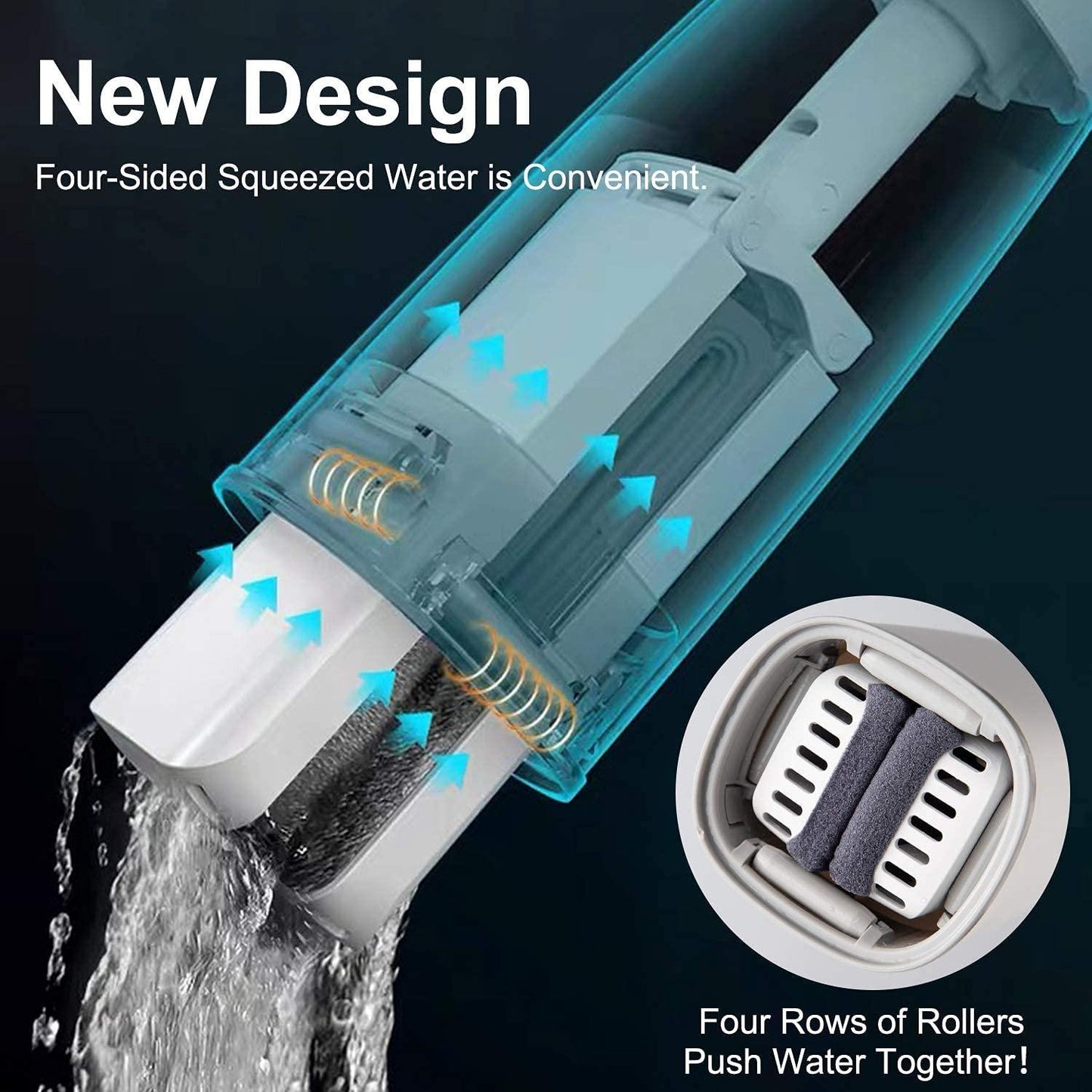 🧼 Foldable Mini Mop - Portable Cleaning for Home & Travel