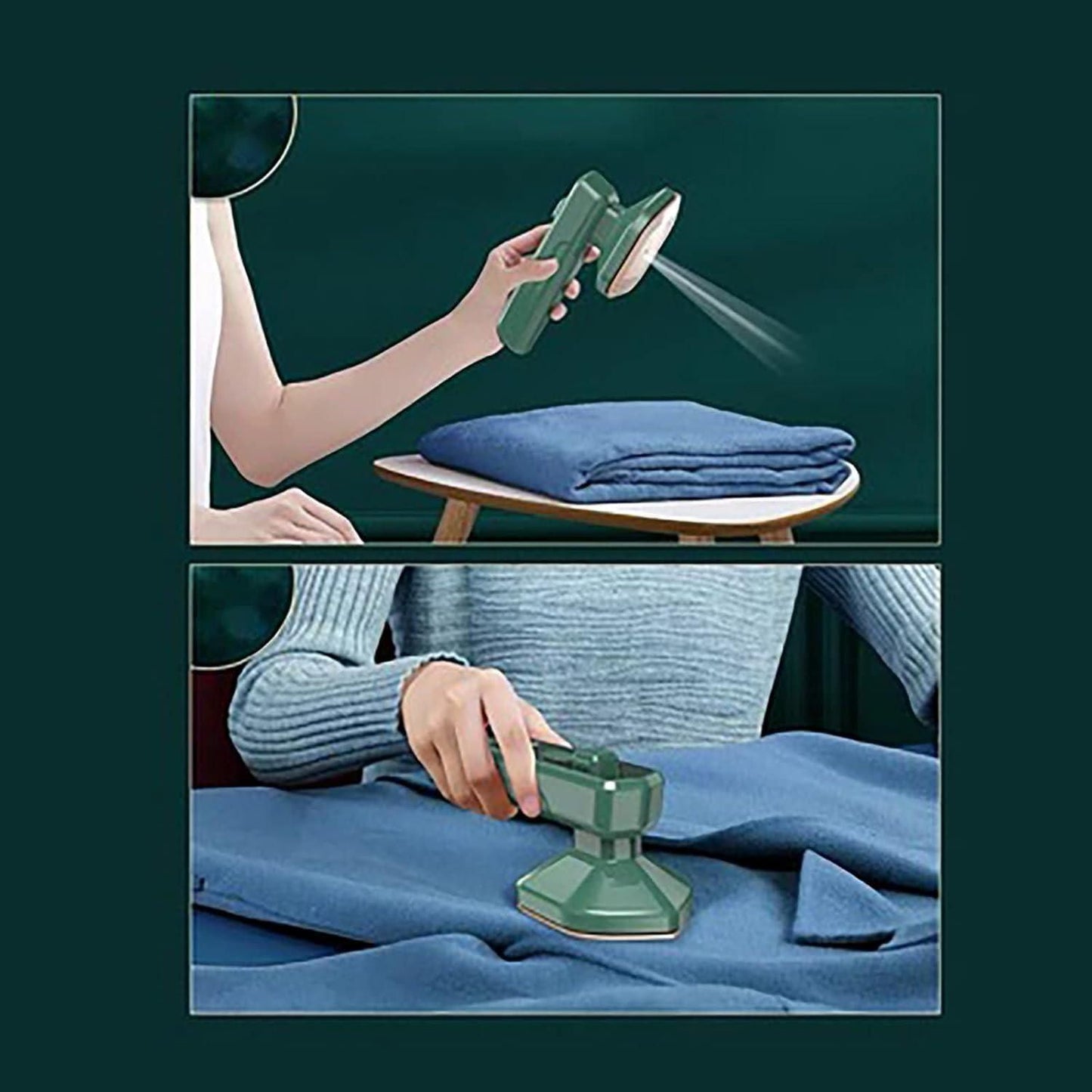✨ LuxeCare™ Portable Travel Steamer - Elegance in Every Press