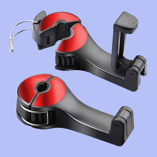 🔧 2-in-1 Car Seat Hook & Phone Holder (Set of 2)
